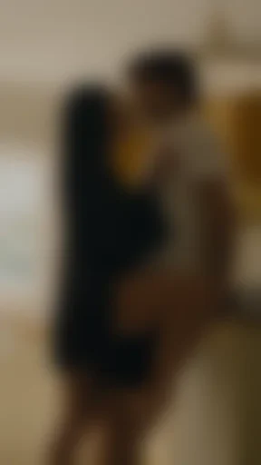Blurred still from episode 5 of My One-Night Stand Is My Girlfriend's Mom, a paid episode