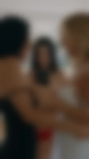 Blurred still from episode 4 of Not Under My Roof, a paid episode