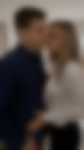 Blurred still from episode 3 of The Open House, a paid episode